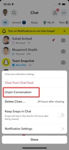 Pin Someone on Snapchat